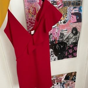 Amanda uprichard red mini dress